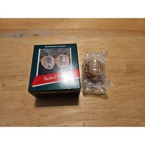 VTG Hallmark Keepsake Nutshell Dreams Handcrafted Ornament Christmas Santa